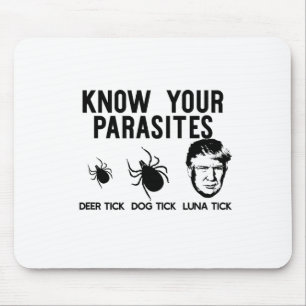 Tapis De Souris Connaissez vos parasites Anti-Trump Résiste T Shir