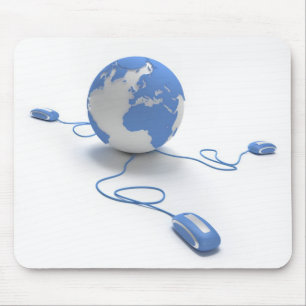 Tapis De Souris Connexion du monde