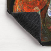 Tapis De Souris Connexion fluide Art Abstrait Mousepad (Coin)