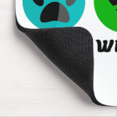 Tapis De Souris Connexion Wi-Fi Pour Chiens Et Café (Coin)