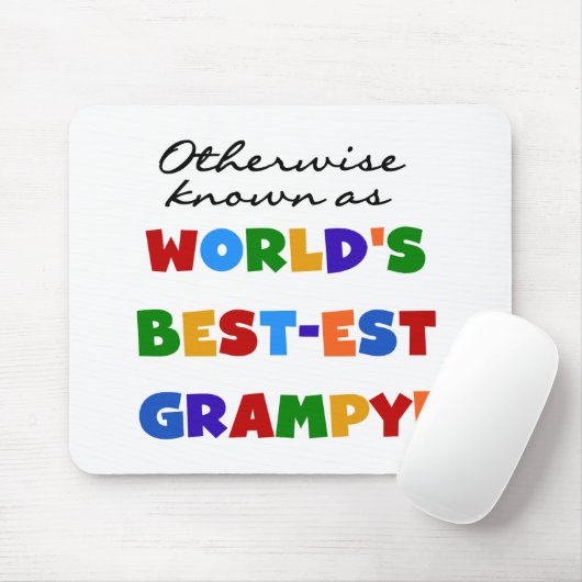 Tapis De Souris Connu par ailleurs comme le meilleur cadeau Grampy (Avec souris)