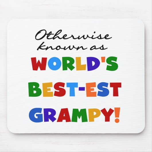 Tapis De Souris Connu par ailleurs comme le meilleur cadeau Grampy (Devant)