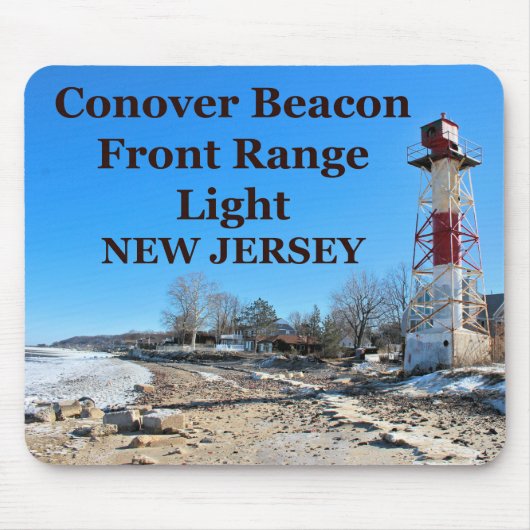 Tapis De Souris Conover Beacon Feu avant de portée, NJ Mousepad (Devant)