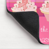 Tapis De Souris Conscience de cancer du sein (Coin)
