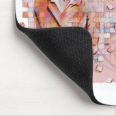 Tapis De Souris Conscience de cancer du sein (Coin)