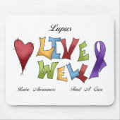 Tapis De Souris Conscience de lupus (Devant)