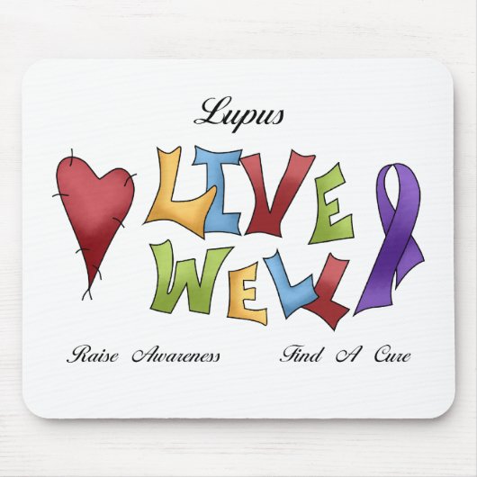 Tapis De Souris Conscience de lupus (Devant)