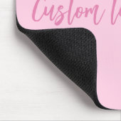 Tapis De Souris Conscience du cancer du sein mois script personnal (Coin)