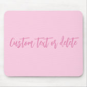 Tapis De Souris Conscience du cancer du sein mois script personnal (Devant)
