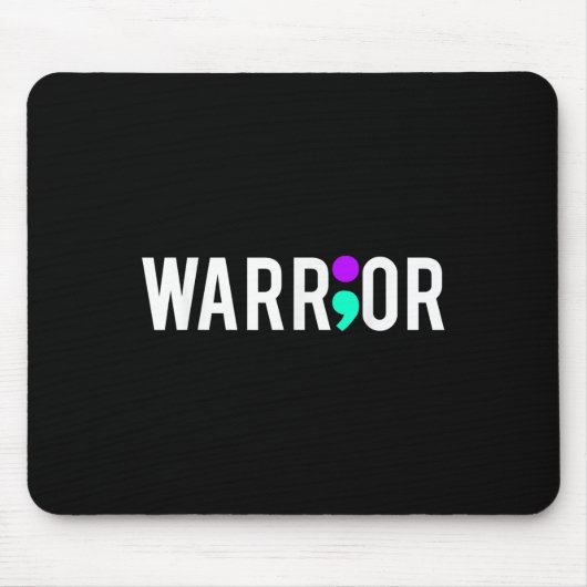 Tapis De Souris Conscience du suicide Guerrier Conception Cadeau P (Devant)