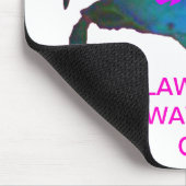 Tapis De Souris Conscience rose de cancer du sein de tapis de (Coin)