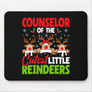 Tapis De Souris Conseiller Du Comte De Noël Des Rennes Les Plus Cu