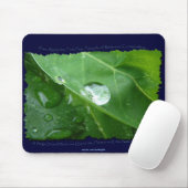 Tapis De Souris CONSERVATION DE L'EAU CONVIVIALE ECO Mousepad (Avec souris)