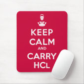 Tapis De Souris Conserver calme et transporter HCl (Avec souris)