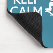 Tapis De Souris Conserver le calme et le patinage sur la mousepad (Coin)