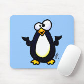 Tapis De Souris Considérer le pingouin (Avec souris)