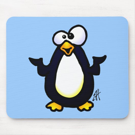 Tapis De Souris Considérer le pingouin (Devant)