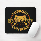 Tapis De Souris Console de jeu drôle de manifestation de jeu (Avec souris)