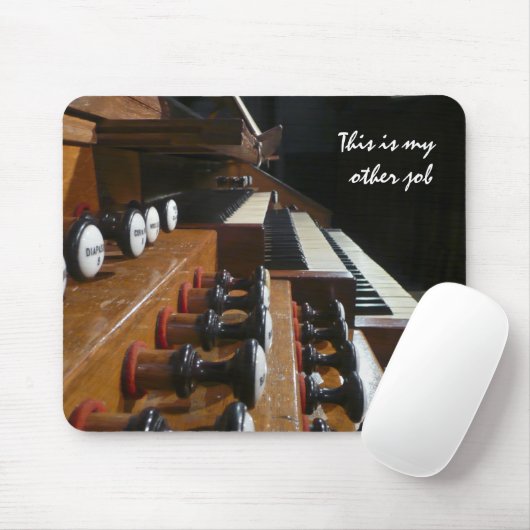 Tapis De Souris Console d'organe de St Augustin (Avec souris)
