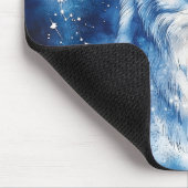 Tapis De Souris Constellation céleste du loup bleu Starbound (Coin)