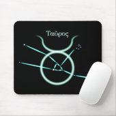 Tapis de souris constellation du zodiaque Taureau (Avec souris)