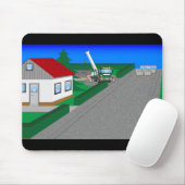 Tapis De Souris Construction de routes (Avec souris)