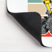 Tapis De Souris Construction Vehicles Valentines Hearts Excavator (Coin)