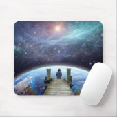 Tapis De Souris Contemplative Space Art Mouse Pad, Multi-Verse (Avec souris)
