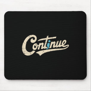 Tapis De Souris Continuer le message positif Semicolon Santé menta