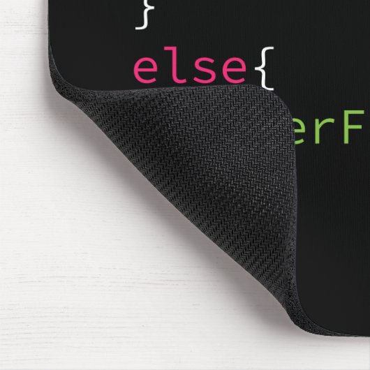 Tapis De Souris Continuez à coder ou commandez la nourriture (Coin)