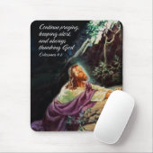 Tapis De Souris Continuez Praying1 Mousepad (Avec souris)