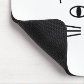 Tapis De Souris Contour de l'neb de chat (Coin)