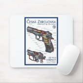 Tapis De Souris Contrat de la CZ 75 (Avec souris)
