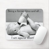 Tapis De Souris contre l'avortement (Avec souris)