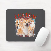 Tapis De Souris Contrefaçon Animaux Drôles Chien Chat De Compagnie (Avec souris)