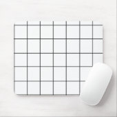 Tapis De Souris Contrôle noir et blanc (Avec souris)
