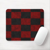 Tapis De Souris contrôle noir rouge (Avec souris)
