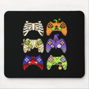 Tapis De Souris Contrôleur de jeu Halloween Hommes garçons gamer H