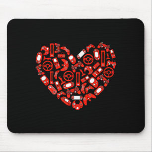 Tapis De Souris Contrôleur de jeu vidéo pour garçon Saint-Valentin