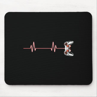 Tapis De Souris Contrôleur De Jeux Vidéo Cool Heartbeat Pour Nerdy