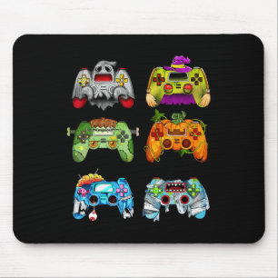 Tapis De Souris Contrôleurs de jeu de sorcière Citrouille d'Hallow