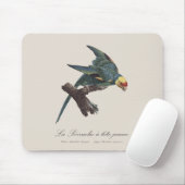 Tapis De Souris Conure de Caroline, Conuropsis carolinensis (Avec souris)