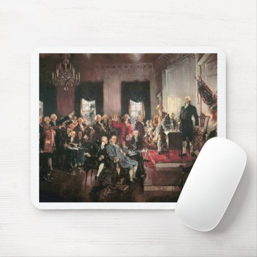 Tapis De Souris Convention constitutionnelle (Avec souris)