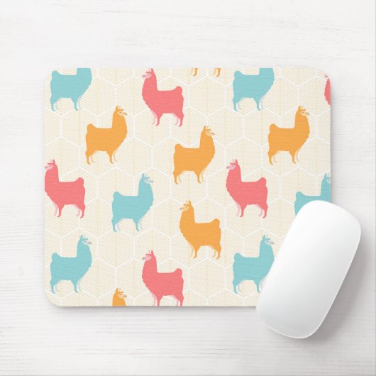Tapis De Souris Convention de Llama (Avec souris)