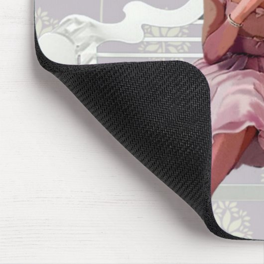 Tapis De Souris Conversation de lapin (Coin)