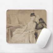 Tapis De Souris Conversation intime de Fragonard (Avec souris)