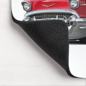 Tapis De Souris Convertible 1957 rouge de Chevy Belair (Coin)