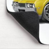 Tapis De Souris Convertible 1968 Jaune-Noir d'Olds 442 (Coin)