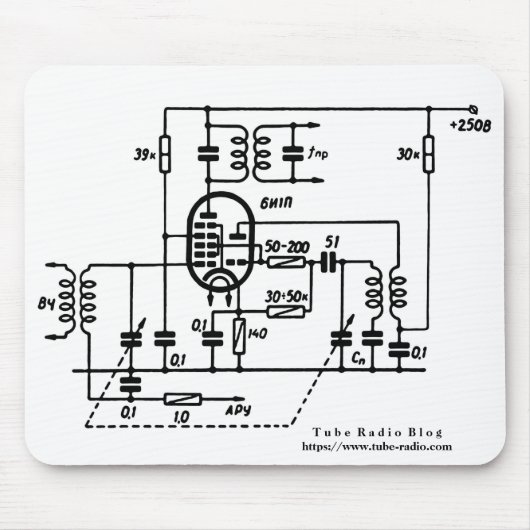 Tapis De Souris Convertisseur de fréquence ECH81 (Devant)