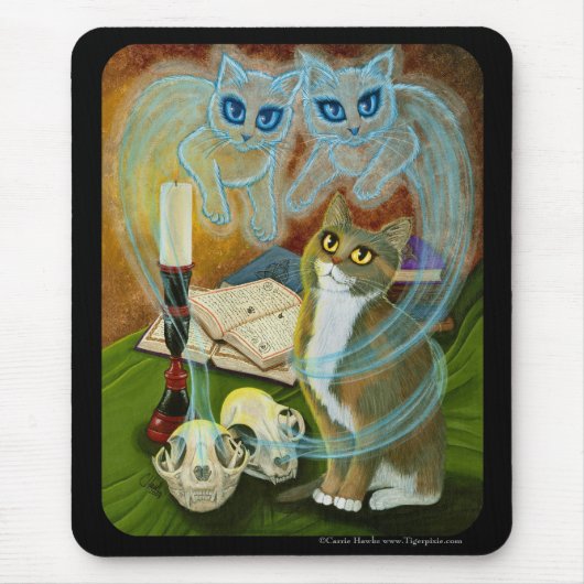 Tapis De Souris Convocation des vieux amis, art Mousepad de chat (Devant)